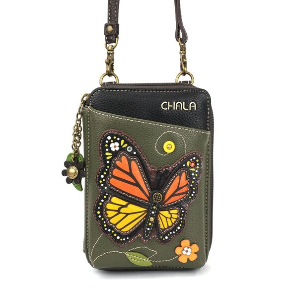 Monarch Butterfly Wallet Crossbody - Picture 4 of 8